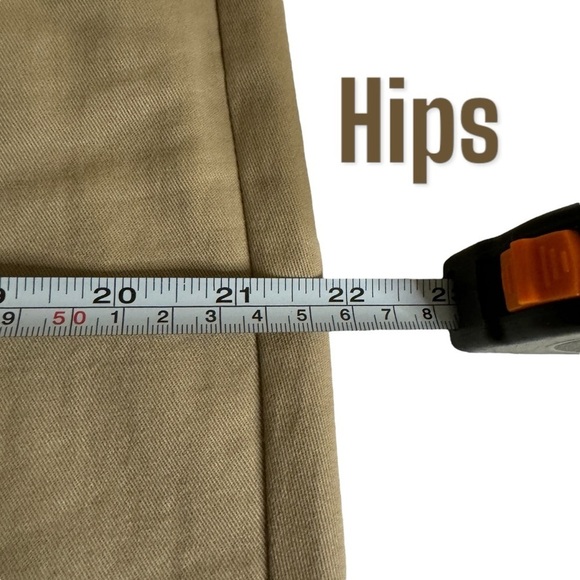 Eddie Bauer Legend Wash Truly Straight Fit Straight Leg khaki chino pants 12 - Picture 8 of 10